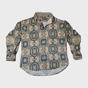 ROBERT GRAHAM Barbetta Wild Bold Paisley Long Sleeve Men’s Shirt Size M Medium